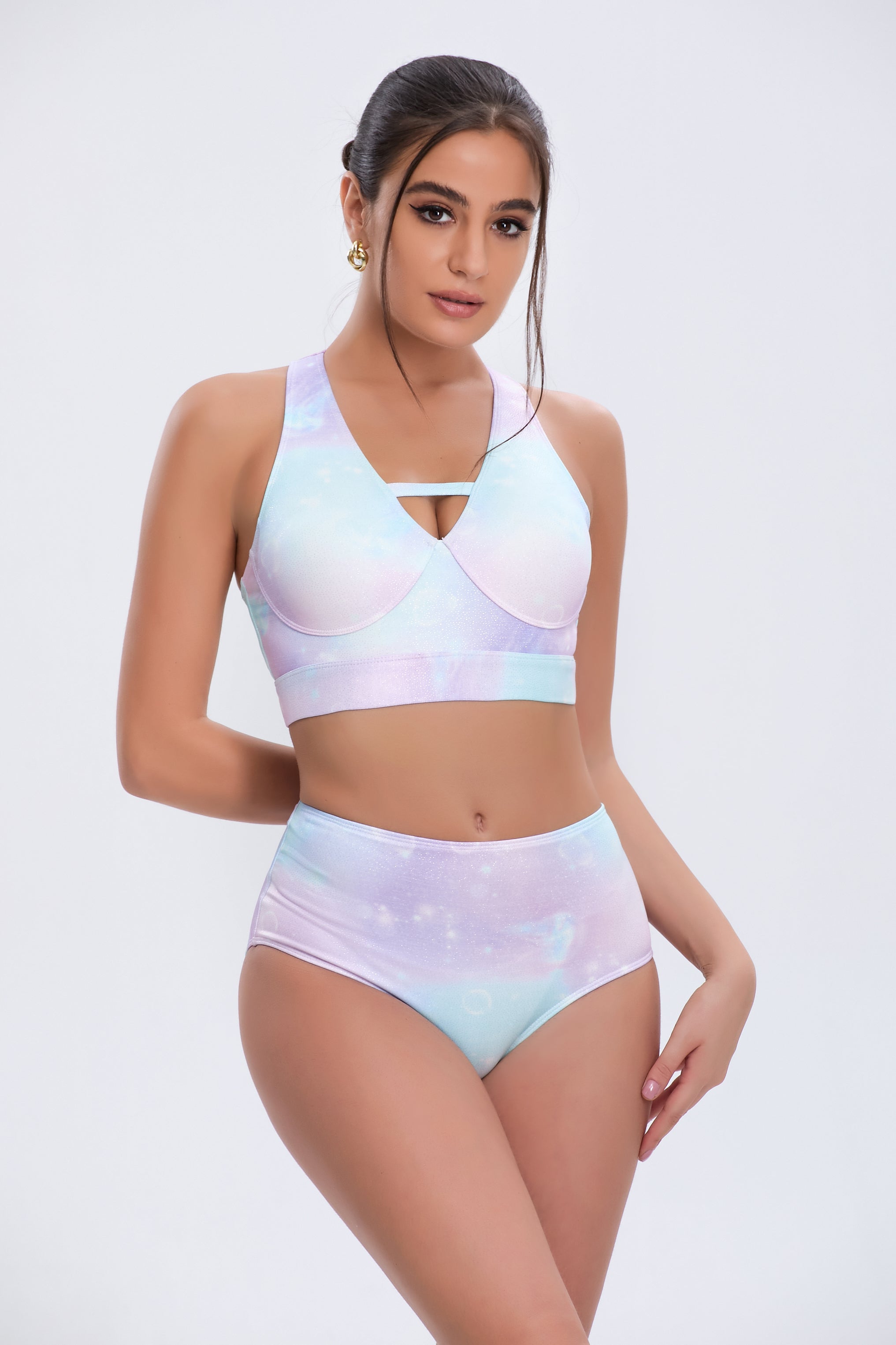 Gradient Golden Hour Swimwear Set