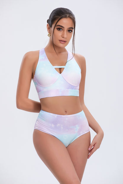 Gradient Golden Hour Swimwear Set