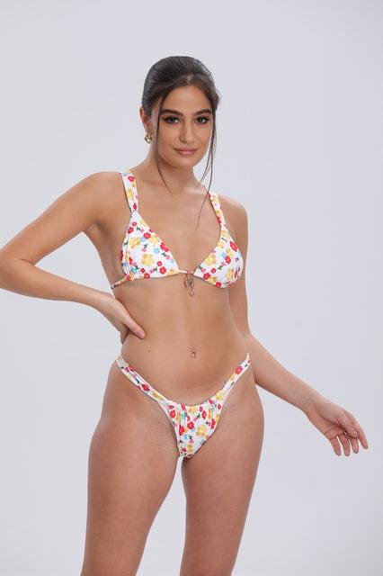 Flower Triangle Bikini Set 