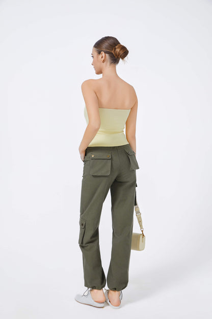 Bring The Style  Olive Overalls