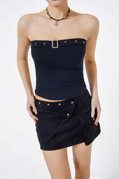 Buckle Sleeveless Top