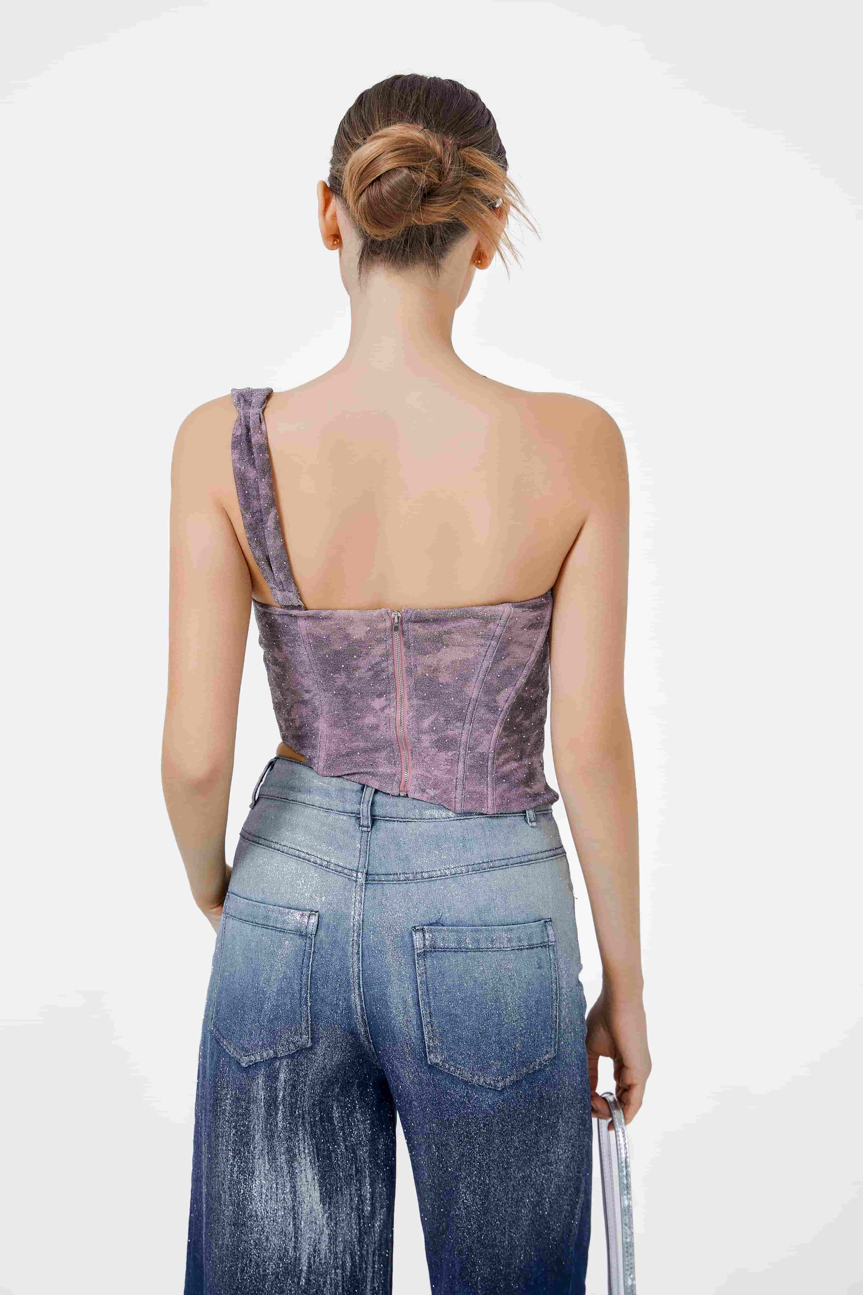 So Little Time One Shoulder Top